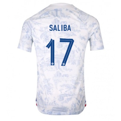 Frankrike William Saliba #17 Bortatröja VM 2022 Kortärmad